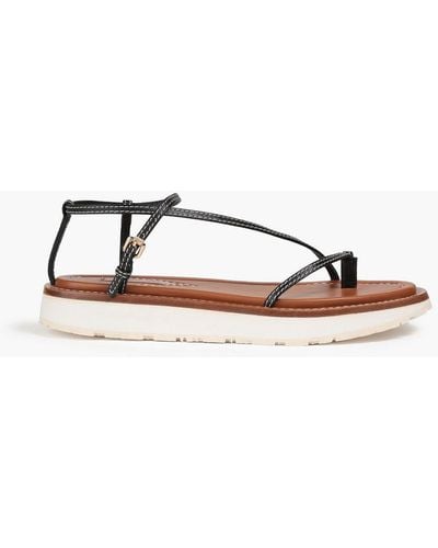 Zimmermann Leather Sandals - Black