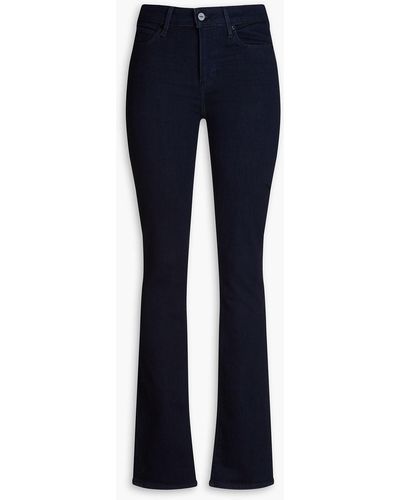 PAIGE High-rise Slim-leg Jeans - Blue