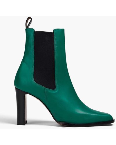 Maison Kitsuné Monterosso ankle boots aus leder - Grün