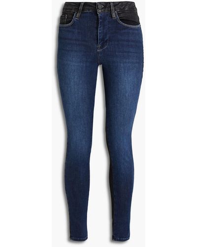 FRAME Le One Skinny Mid-rise Skinny Jeans - Blue