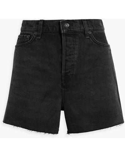 Rag & Bone Maya Denim Shorts - Black