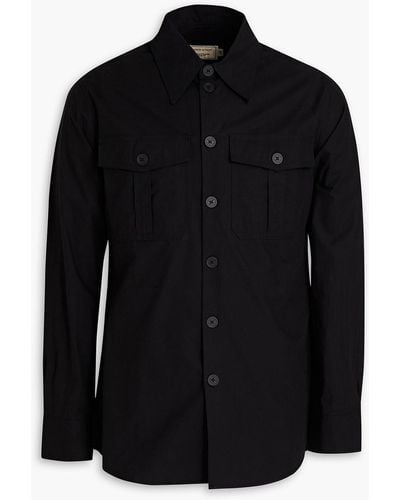 Maison Kitsuné Cotton-poplin Shirt - Black