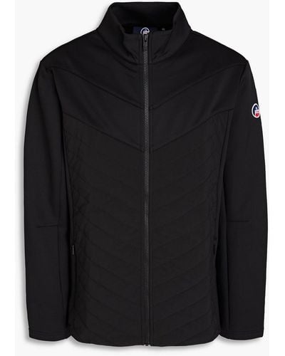 Fusalp Quilted Stretch-jersey And Shell Jacket - Black