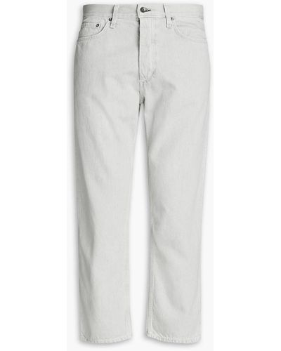 Rag & Bone Beck Cropped Denim Jeans - White