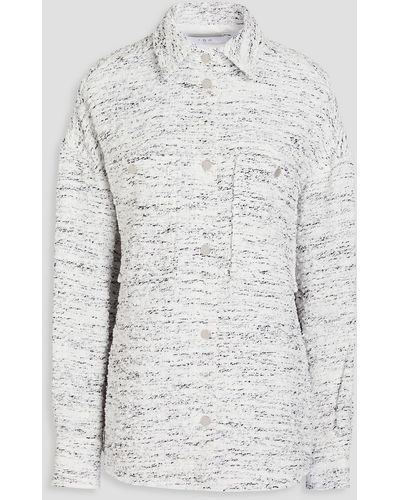IRO Siero jacke aus bouclé-tweed - Weiß