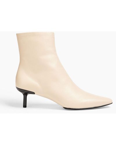 Rag & Bone Rio Leather Ankle Boots - White