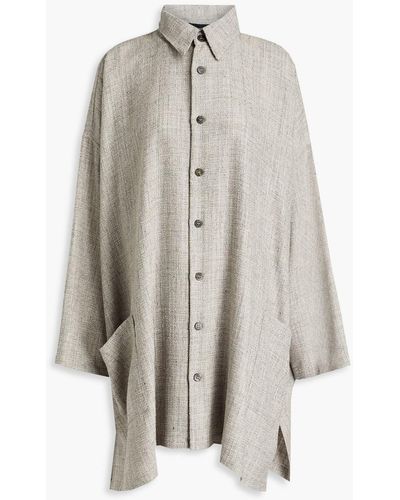 Eskandar Alpaca-blend Tweed Jacket - Gray