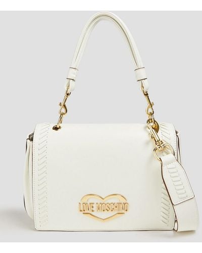 Love Moschino Faux Leather Tote - Natural