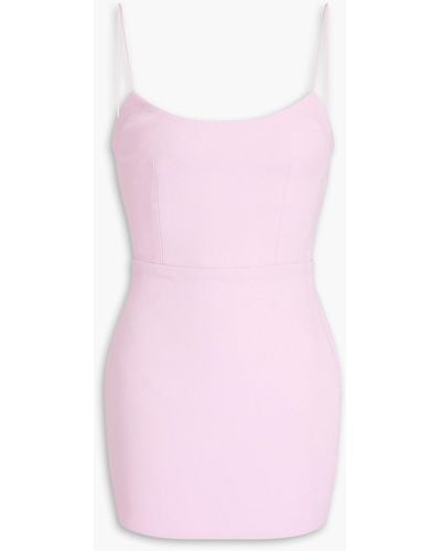 Alex Perry Cayde Stretch-crepe Mini Dress - Pink
