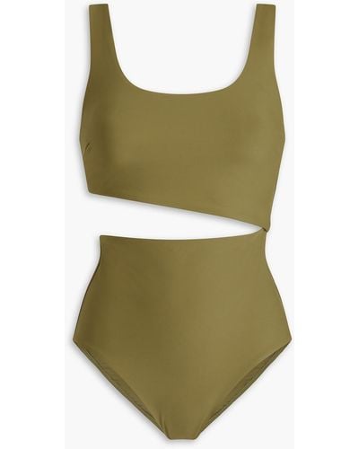 Bondi Born Harper Cutout Swimsuit - Green