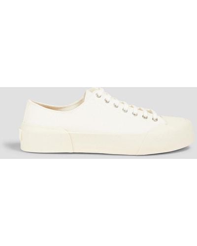 Jil Sander Canvas Sneakers - White