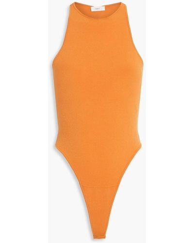A.L.C. Pierce Cutout Stretch-knit Bodysuit - Orange