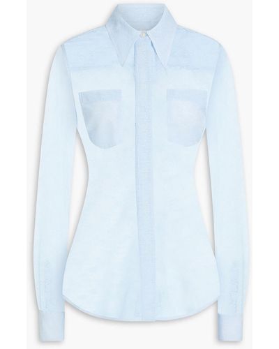 Victoria Beckham Lace Shirt - Blue