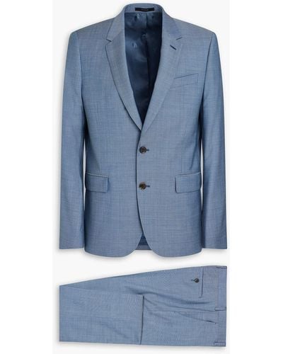 Paul Smith Fit 2 Cotton-blend Suit - Blue