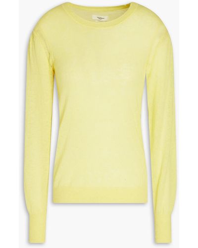 Isabel Marant Fania Knitted Sweater - Yellow
