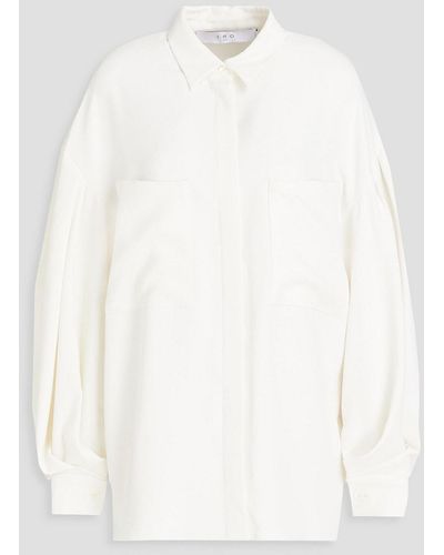IRO Pleated Crepe Shirt - White