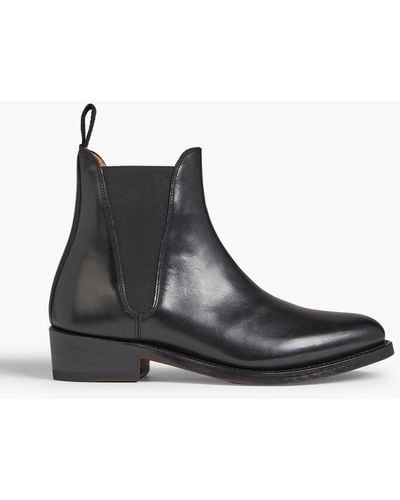 Grenson Nora Leather Chelsea Boots - Black