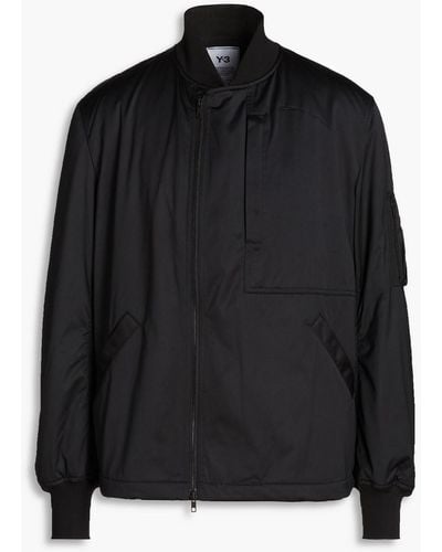 Y-3 Trainingsjacke aus jersey mit print - Schwarz