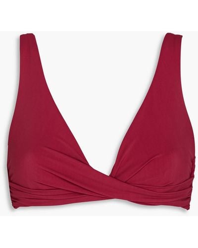 Bondi Born Wren triangel-bikini-oberteil mit twist-detail - Rot