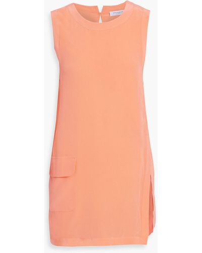 Equipment Orlea Washed-silk Tunic - Pink