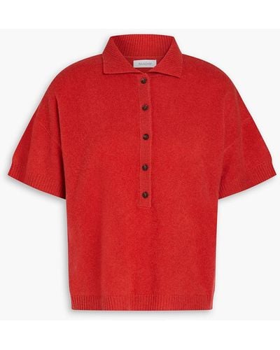 NAADAM Cashmere Polo Shirt - Red
