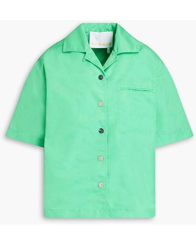 REMAIN Birger Christensen Shell Shirt - Green