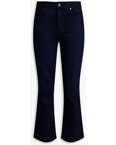 PAIGE Claudine High-rise Bootcut Jeans - Blue