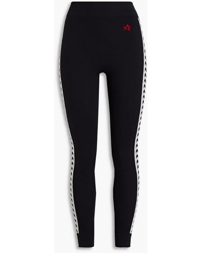 Perfect Moment Stretch-jersey leggings - Black