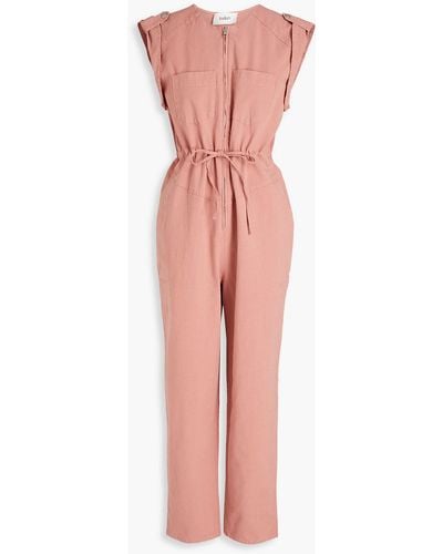 Ba&sh Combinaison alia jumpsuit aus canvas aus einer baumwollmischung - Pink