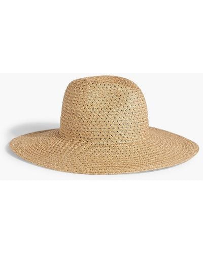 Eugenia Kim Emmanuel Faux Straw Sunhat - White