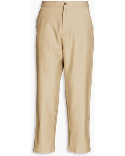 Officine Generale Pierce Cotton Chino Shorts - Natural