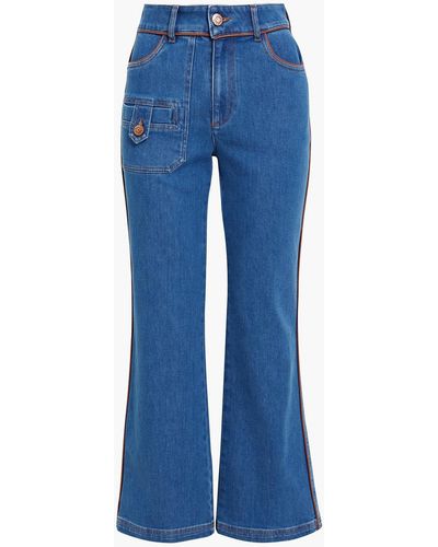See By Chloé High-rise Flared Jeans - Blue