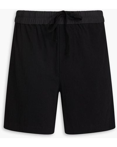 James Perse Cotton-jersey Shorts - Black