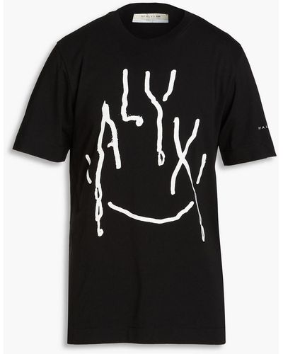 1017 ALYX 9SM T-shirt aus baumwoll-jersey mit logoprint - Schwarz
