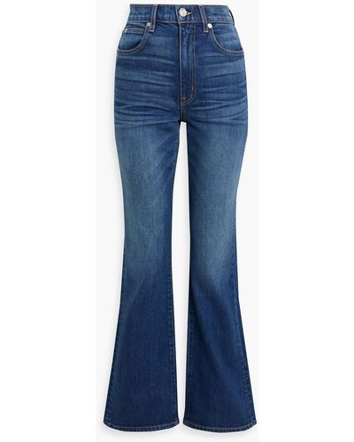 SLVRLAKE Denim Charlotte High-rise Flared Jeans - Blue