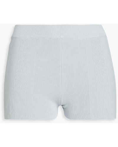Jacquemus Le Basgia Knitted Shorts - White