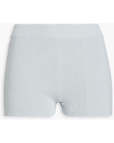 Jacquemus Le basgia strickshorts - Weiß