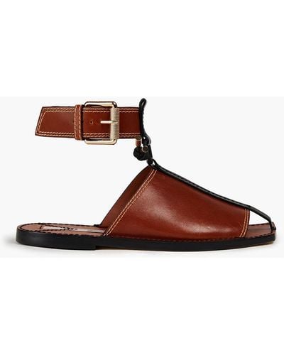 Zimmermann Leather Sandals - Brown
