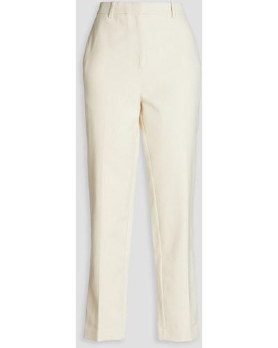 Ba&sh Cinley Cotton-twill Tapered Trousers - White
