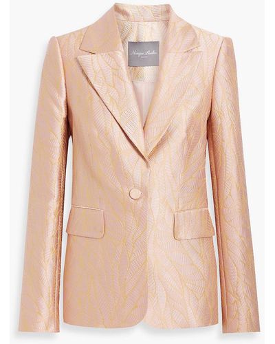 Monique Lhuillier Jacquard Blazer - Pink