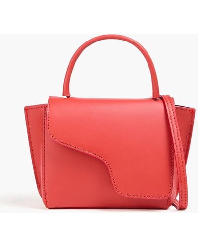 Atp Atelier Montalcino Leather Tote - Red