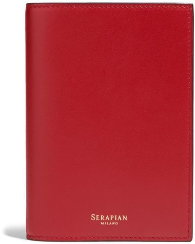 Serapian Leather Wallet - Red
