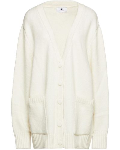 CORDOVA Oversized Knitted Cardigan - White