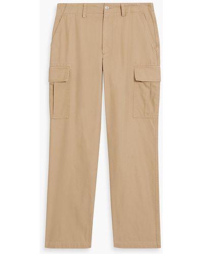 IRO Paia Cotton-blend Twill Cargo Pants - Natural