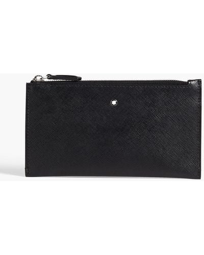 Montblanc Textured-leather Pouch - Black