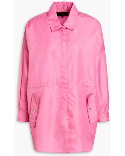 Maje Oversized Shell Jacket - Pink