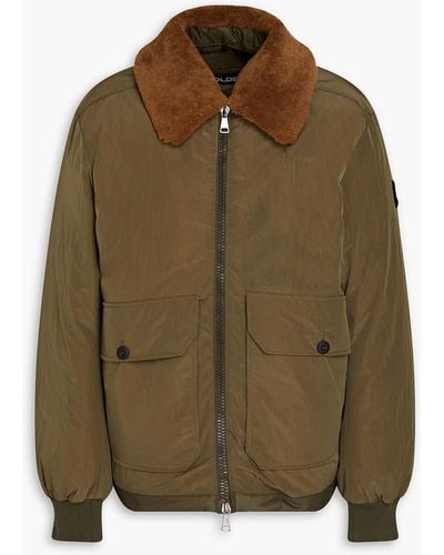 Holden Shearling-trimmed Shell Down Jacket - Brown