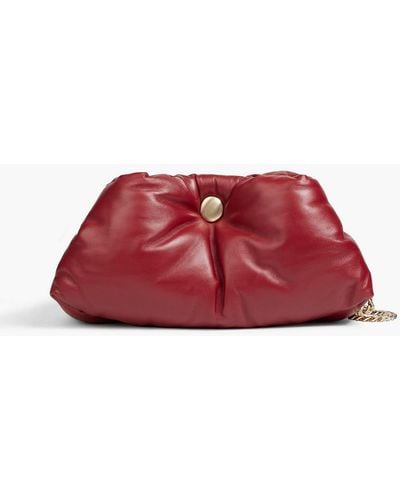 Proenza Schouler Puffy Chain Tobo Leather Shoulder Bag - Red