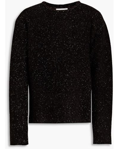 Jil Sander Donegal Knitted Sweater - Black