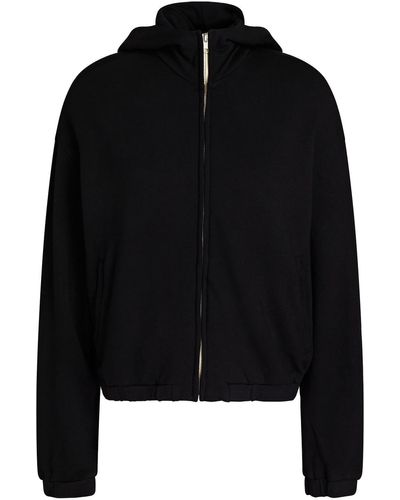 Monrow French Terry Hoodie - Black